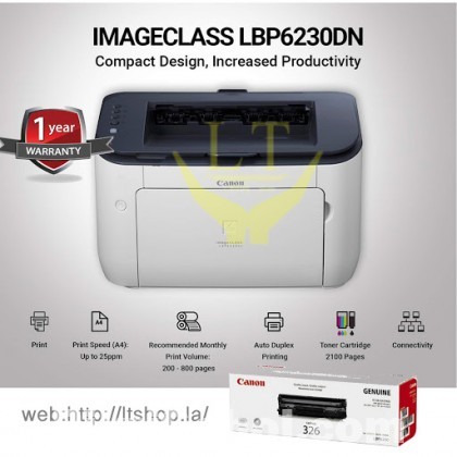 Canon LBP 6230DN with DUPLEX LASER Genuine Toner Printer
